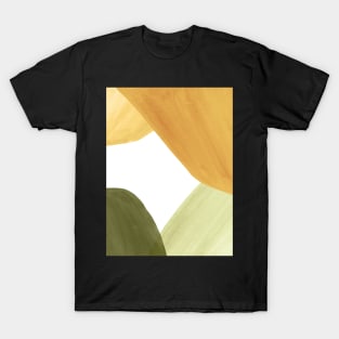 Autumn tone abstract shapes T-Shirt